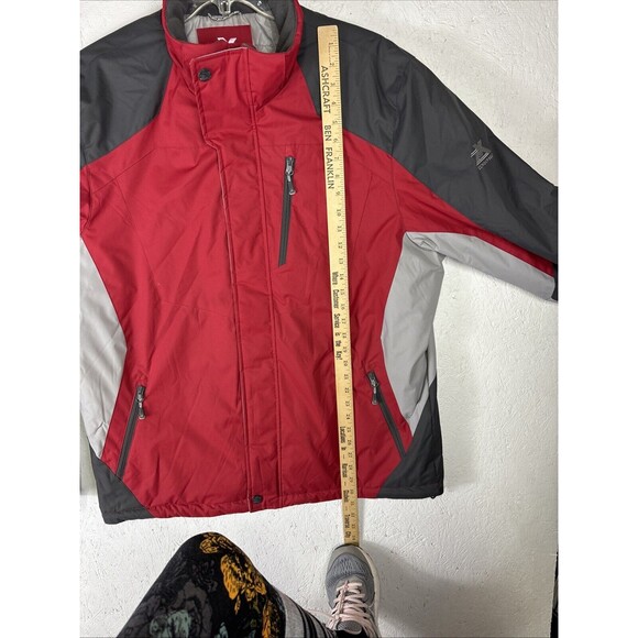 ZeroXPosur Men’s Size XL Coat Red And Gray Excellent Preowned Condition ￼￼ - Picture 5 of 9